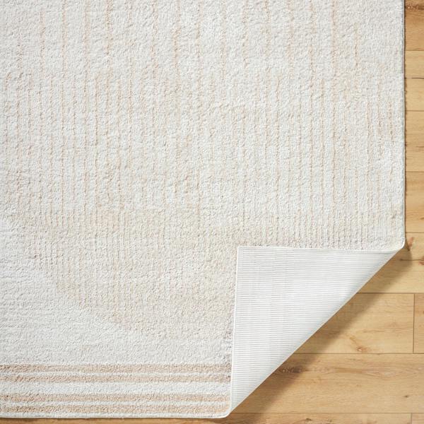 Livabliss Fossay Shag-Washable Beige Brown Green Grey Global High Pile Rug