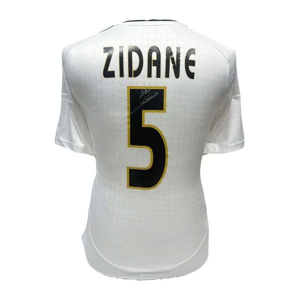 Unbranded Zinedine Zidane signed Real Madrid shirt (2) — Framed