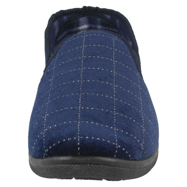Spot On Mens Spot On Check Casual Slippers