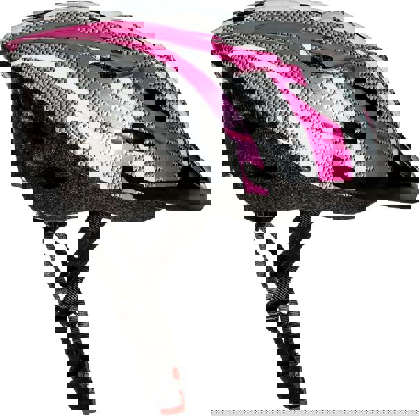 Sport Direct 18 Vent Adult Bike Helmet Medium 55-58cm Pink/Graphite/White