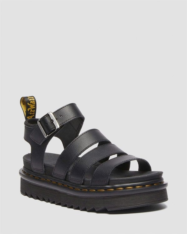 Dr. Martens Blaire Athena Leather Women's Black Sandals