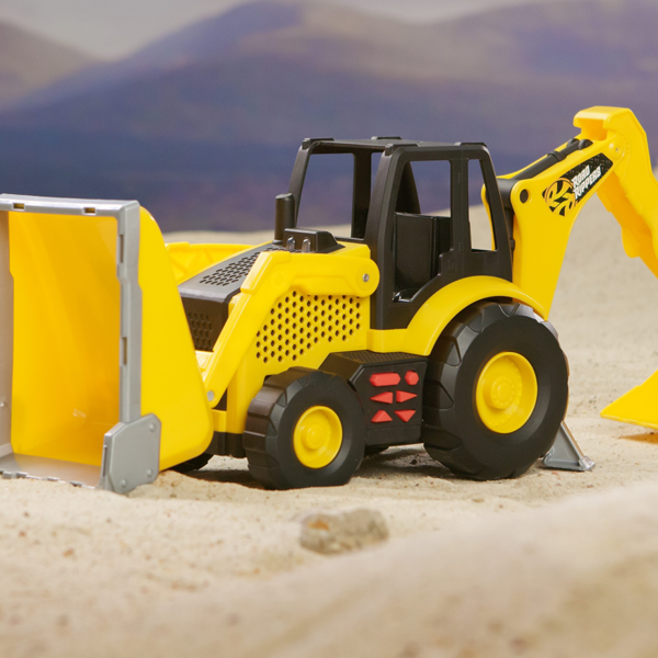 Nikko Road Rippers Mega Fleet Light & Sound 12" - 30 cm Backhoe