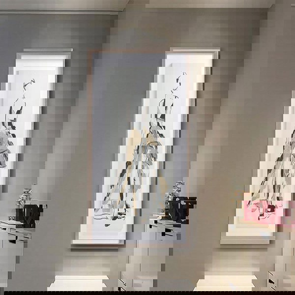 Lady Framed Wall Art Print 40*60cm-Weilai-Weilai Concept