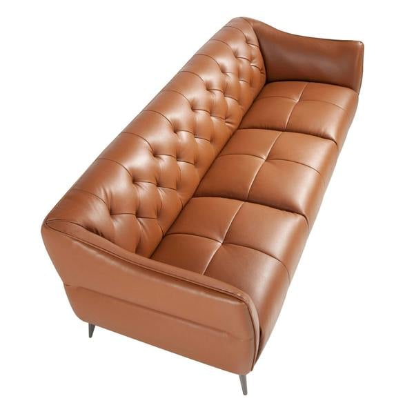 Angel Cerdá Chester sofa in brown leather 6168/6169