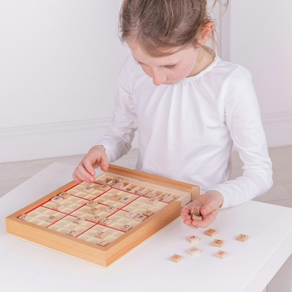 Bigjigs Toys Wooden Sudoku Puzzle Game