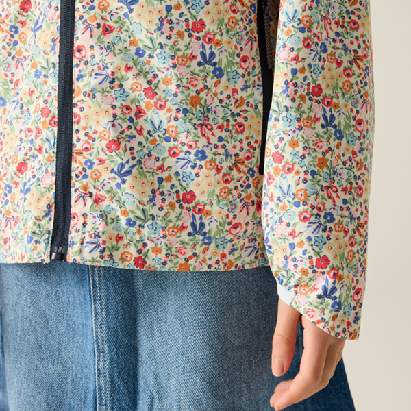 Regatta Girls Cath Kidston Floral Waterproof Jacket - Powder Lilac/Pink Haze