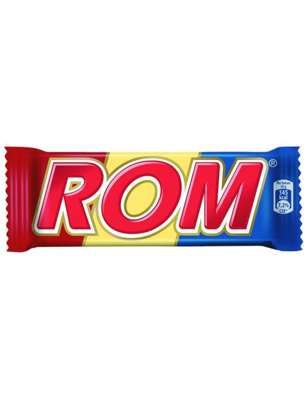 ROM Dark Chocolate bar with rum cream 30g