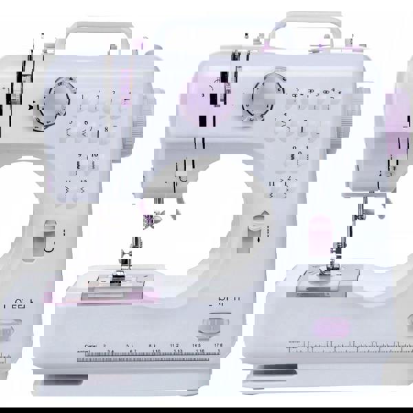 Gr8 Home Electric Sewing Machine Multifunction 12 Stitches Portable Mini 2 Speed Tool Kit