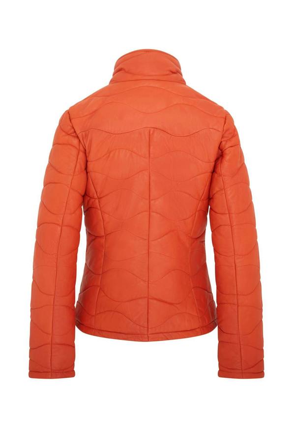 Infinity Leather Womens Puffer Quilted Bomber Leather Jacket - Hamar