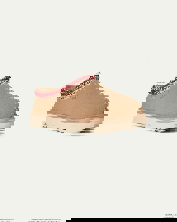 UGG Tasman II Womens Slippers - Sand/Dark Cherry - CHO - Designer Womens Slippers