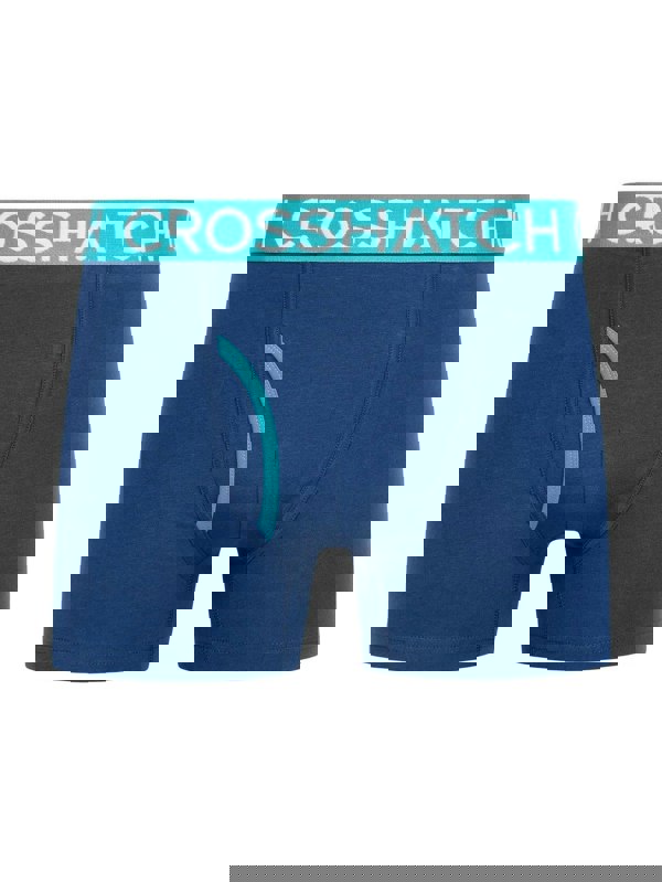 Crosshatch Kamzon Boxers 2pk Teal