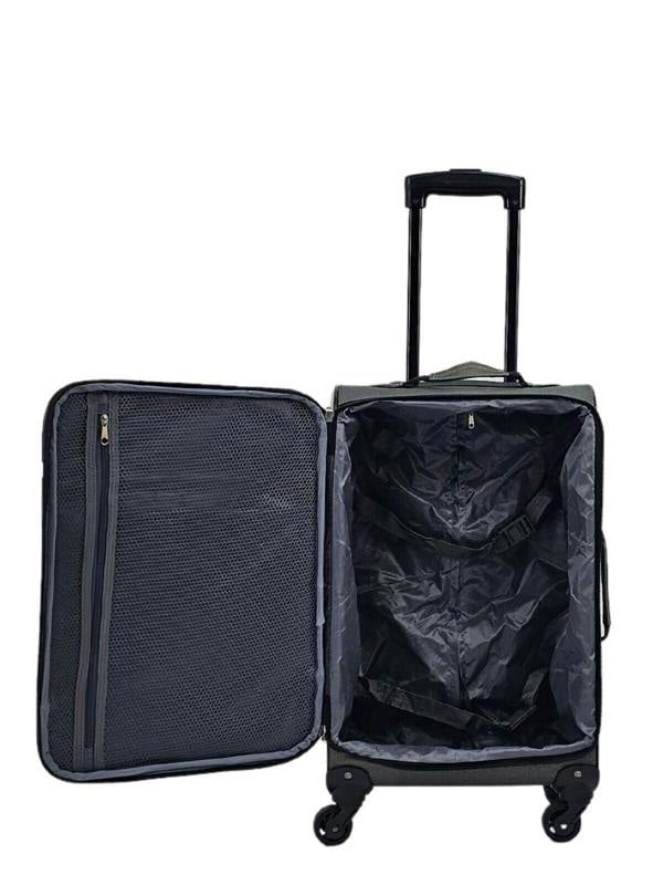 Infinity Luggage Lightweight Soft Shell Luggage Suitcase Travel Set