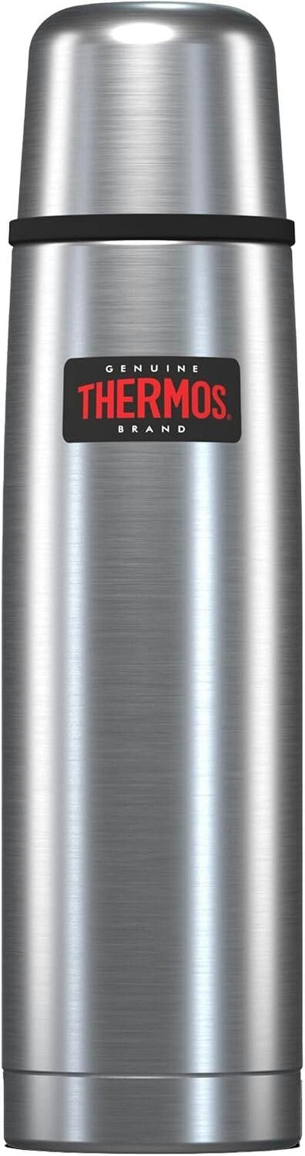 Thermos Light & Compact Stainless Steel Vacuum Flask 1L