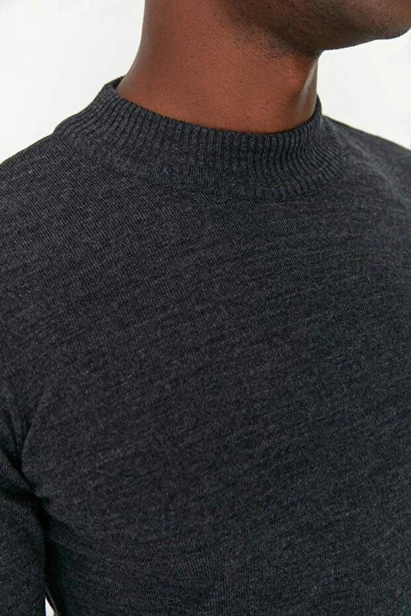 WOVCOR Half Turtleneck Basic Men's Sweater