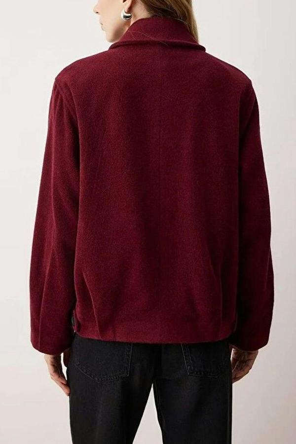 WOVCOR Regular Fit Cashmere Slim Jacket Coat