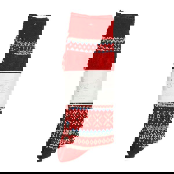 Anonymous Ism Snow Links JQ Crew Men's Red Socks