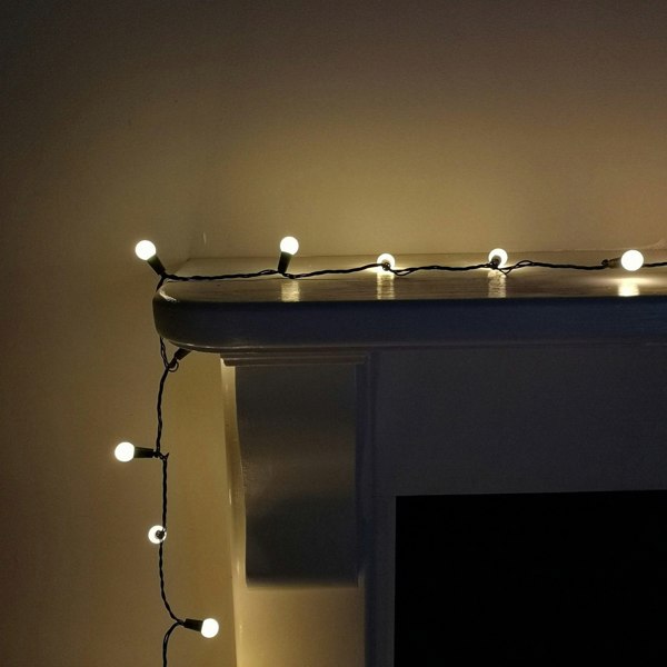 Samuel Alexander 10m 100 LED Multi Action Outdoor Pearl Christmas Lights Warm White