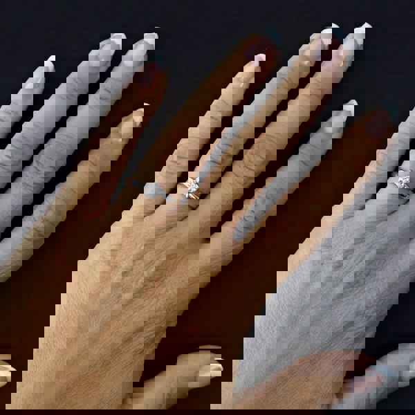 1888 Collection Two-Tone Brilliant Cut 0.50ct Diamond Solitaire Twist Ring RI-2136