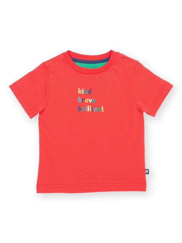 Kite Boys Organic Kind Brave Brilliant T-Shirt