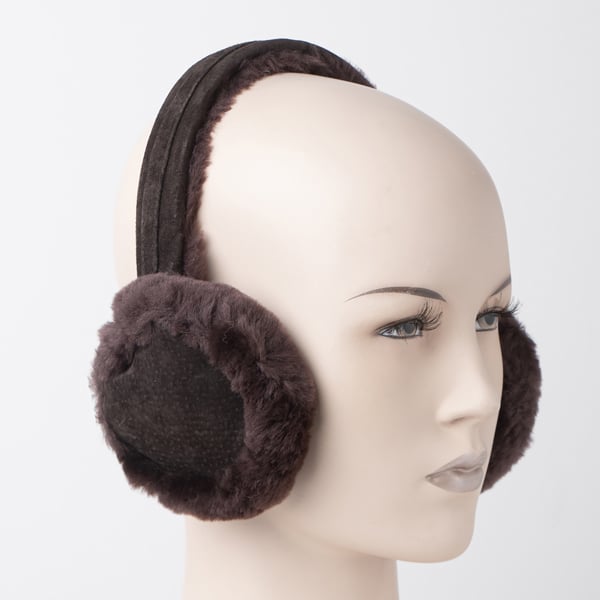 Nordvek Womens Sheepskin Earmuffs