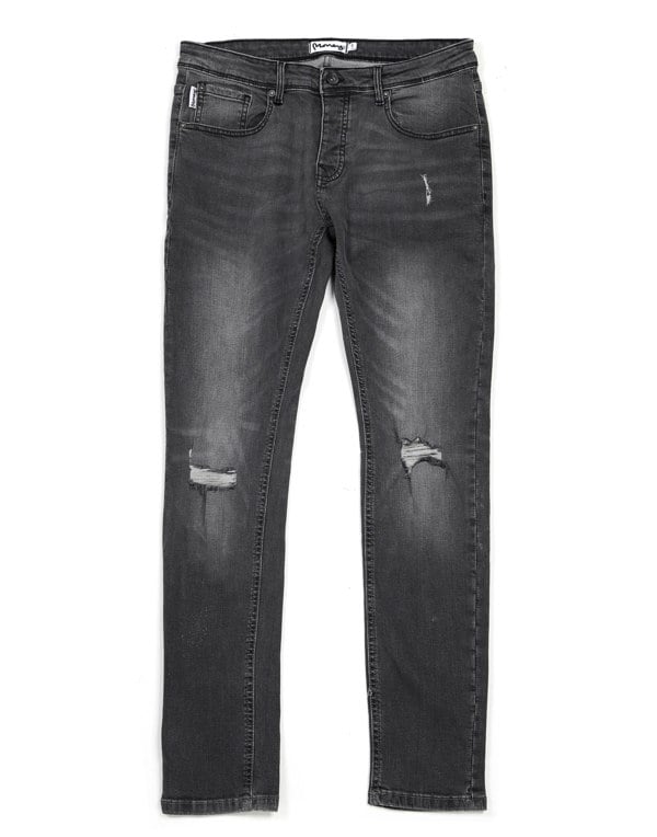 Money Ape Rip Jeans Light Grey