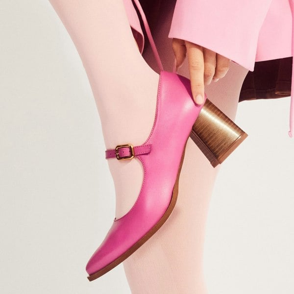 Embassy London Hyde - Pink - Women's Leather Mary Jane Pump