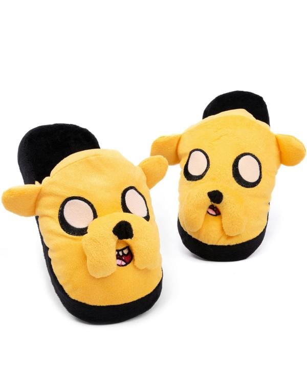 Adventure Time Unisex Kids Yellow 3D Jake Novelty Mule Slippers