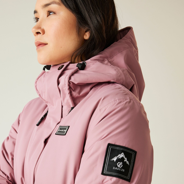 Dare 2B Womens Snowburst II Overhead Ski Jacket - Lilac