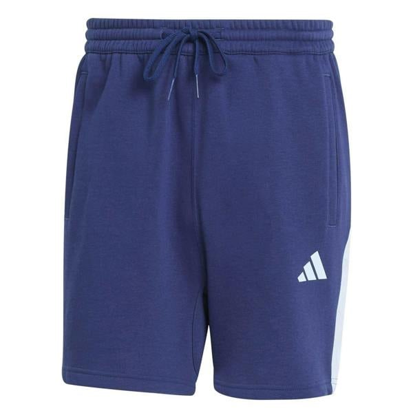 Adidas Mens Colour Block Casual Shorts - Dark Blue - 
