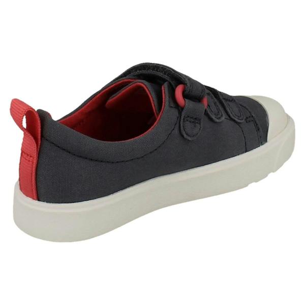 Clarks Girls Clarks Casual Floral Detail Hook And Loop Doodle City Vibe 24