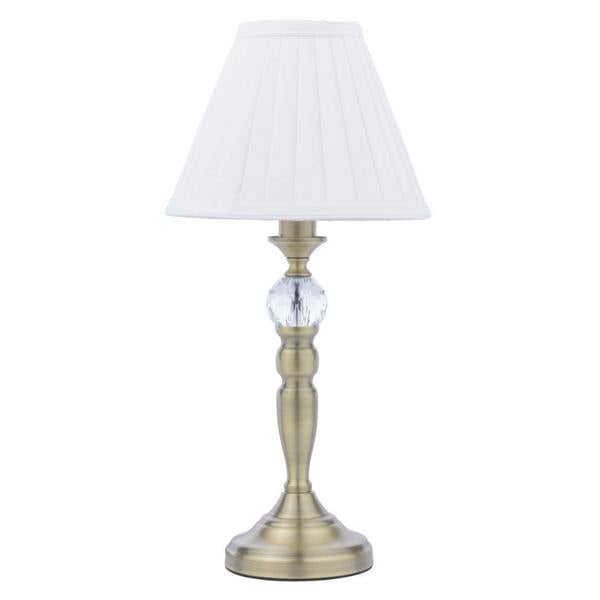 Edwina Antique Brass Touch Table Lamp