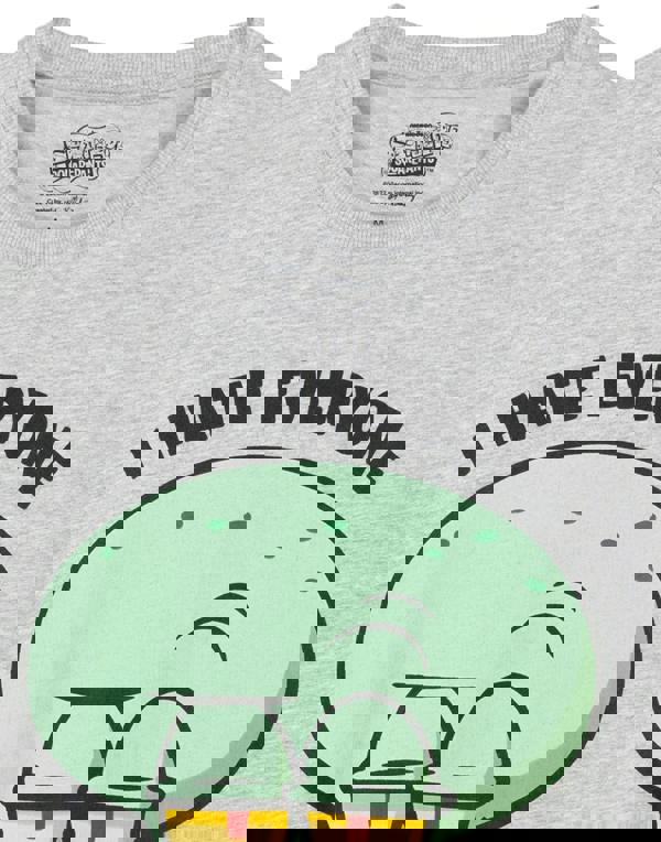 SpongeBob SquarePants Mens Grey Squidward Short Sleeve Long Leg Pyjama Set