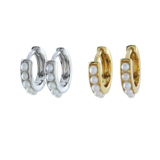 Reeves & Reeves Pearl Huggie