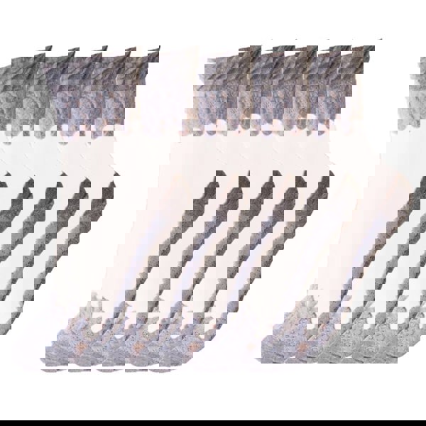 Anysox Anyfootwear 5 Pairs Size 5-9 Fashion Socks Summer Lace Embroidery Breathable Silk Transparent Glass Crystal Stretch for Women Grey