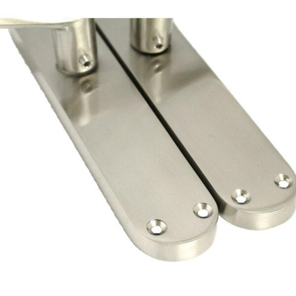 EDH Door Hardware Astrid Victorian Lever Latch Door Handles 180mm – Satin Finish – 1 Pair