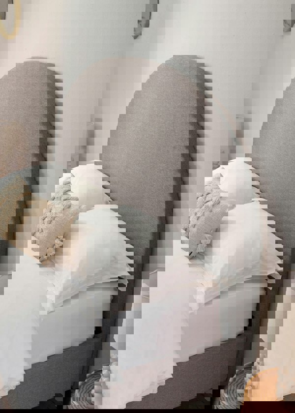 DS Living Roma Arch Grey Upholstered Bed Frame