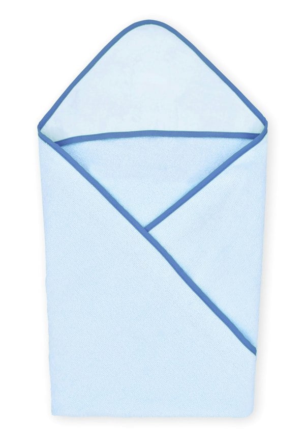 My Little World Hooded Towel - Blue - 80cm x 80cm