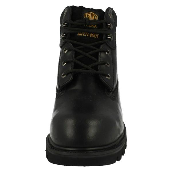 Truka Unisex Truka Lace Up Steel Toe Cap Boots WL02
