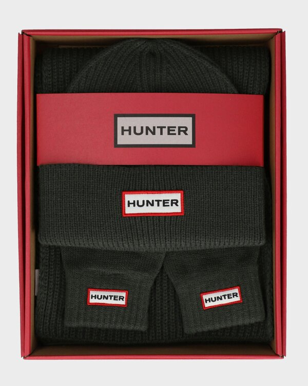 Hunter Unisex Ekko Hat, Scarf and Gloves Box Set- Kambaba