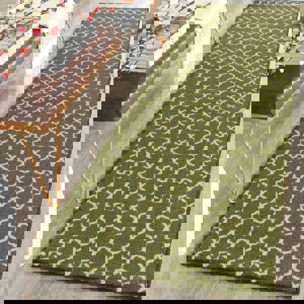 Smart Living Trellis Gel Mat - Green Cream