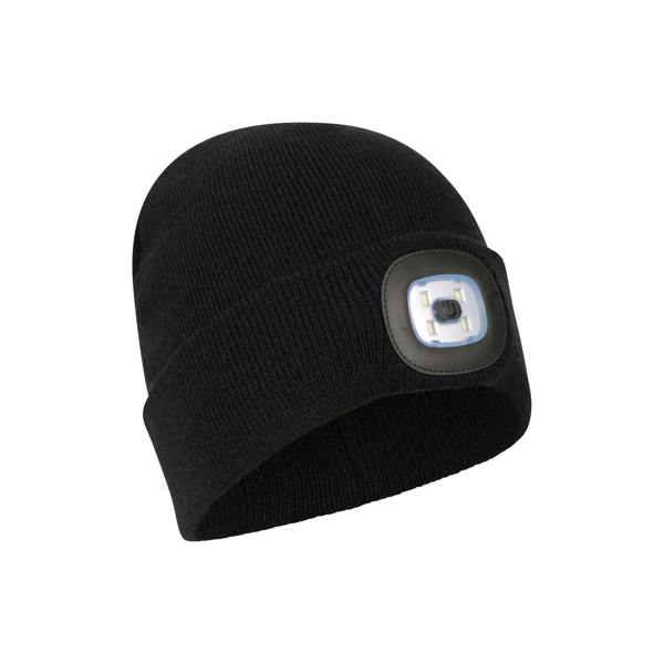 Mountain Warehouse Mens Highlands Torch Beanie - Black - 