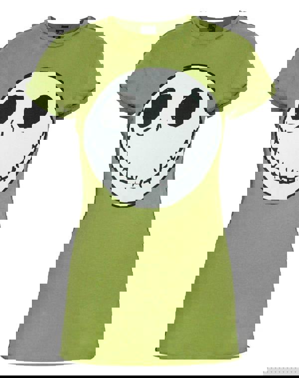 Disney The Nightmare Before Christmas Womens Green Jack Skellington Short Sleeved T-Shirt