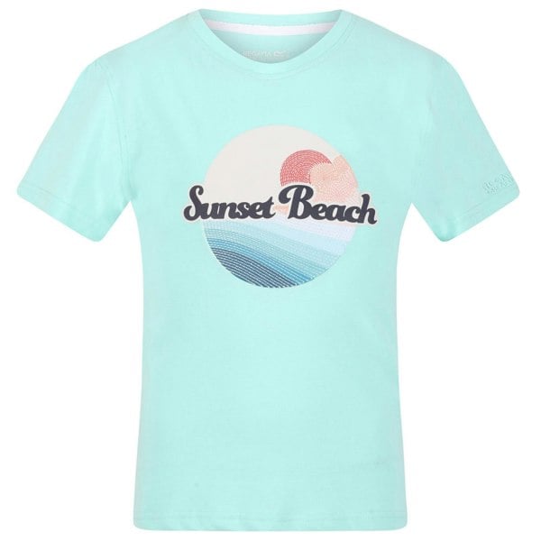 Regatta Kids Bosley V Sunset T-Shirt - Aruba Blue