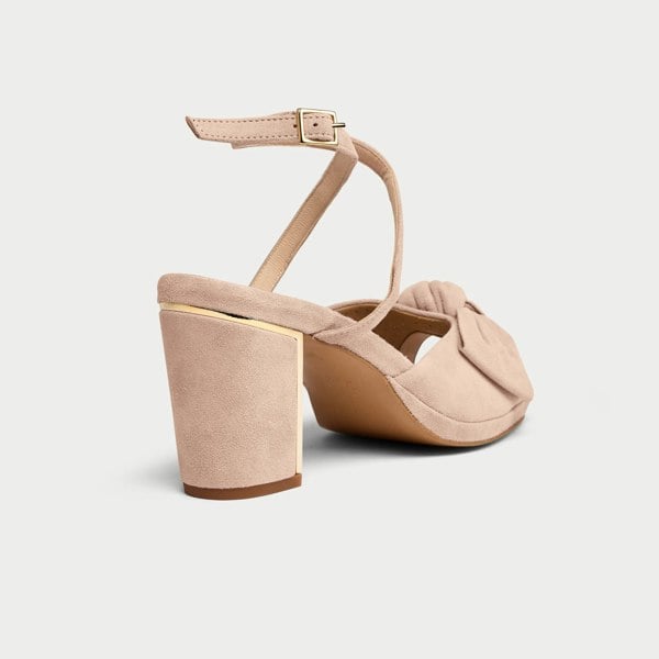 Calla Lydia Shoes - Taupe Suede