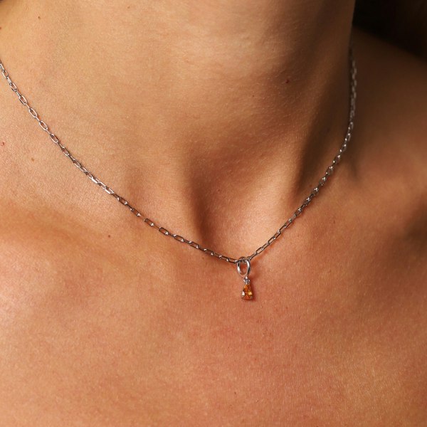 Gold Trip November Birthstone Necklace