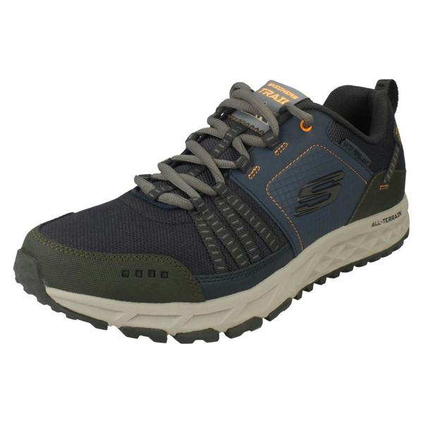 Skechers Mens Skechers Lace Up Walking Shoes - Escape Plan 51591