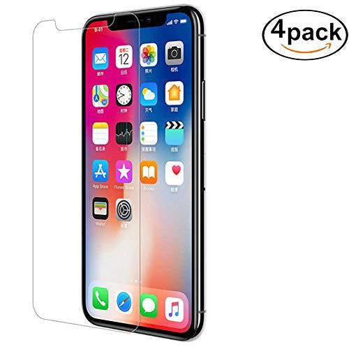 KAV iPhone XR Screen Protector, Premium Tempered Glass Screen Protector for The iPhone XR 4PCS