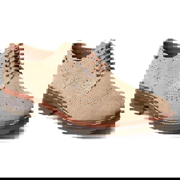 Base London Hatfield Leather Men's Sand Brogues Shoes