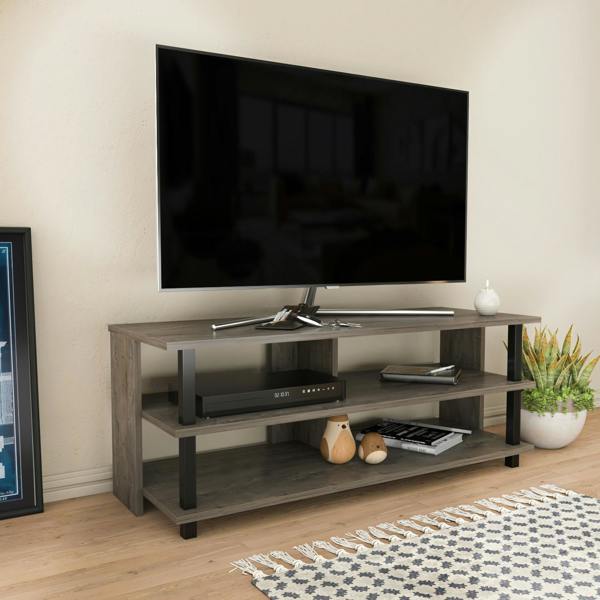 Decorotika Pueblo Modern Tv Stand TV Cabinet for TV's up to 55"