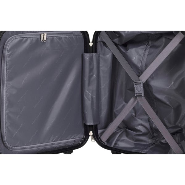 Pierre Cardin Voyager Hard Shell Lightweight Luggage 4 Wheel Durable Travel Suitcase